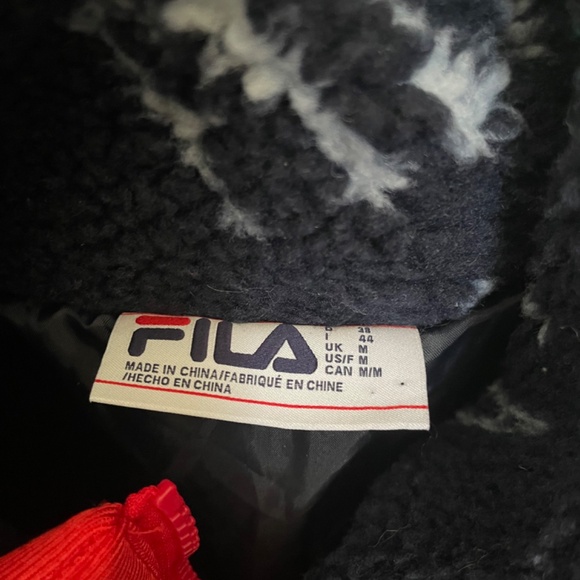 FILA Women's Jayla Sherpa Half-Zip Sweatshirt - Picture 6 of 6